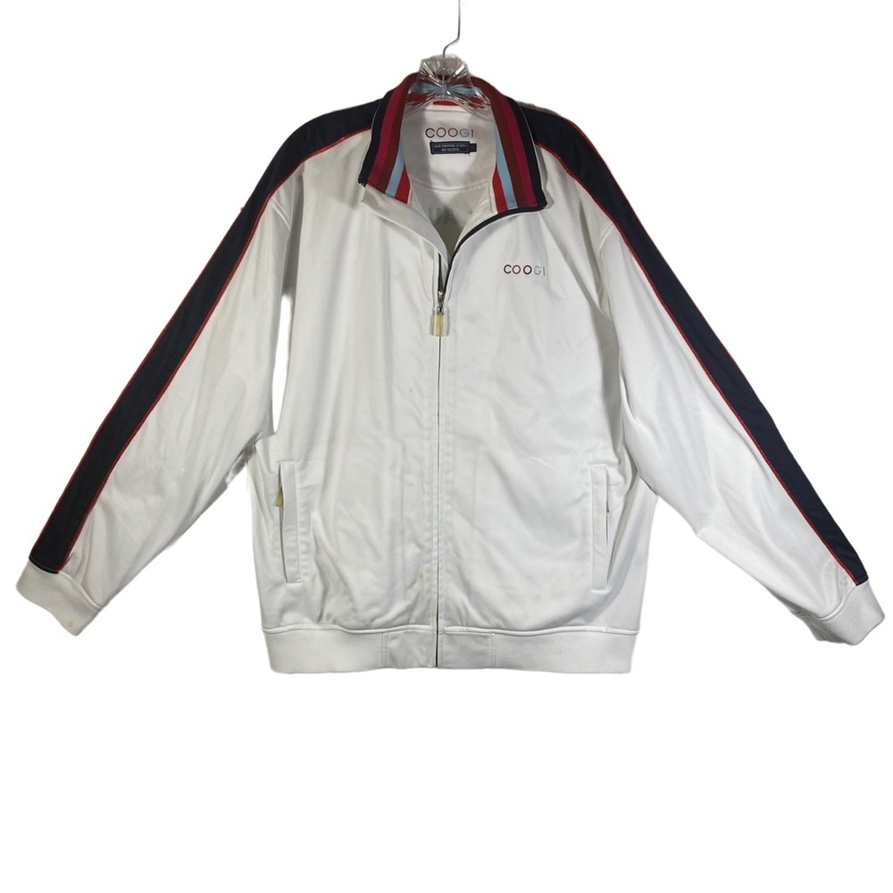 Coogi zip up sweater.  Size XL